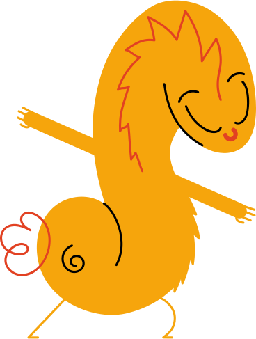yellow character does yoga PNG, SVG