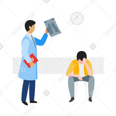 Doctor appointment Illustration in PNG, SVG