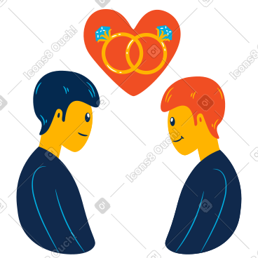 幸福的已婚的夫妇 PNG, SVG