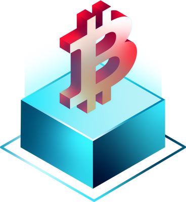 isometric bitcoin icon PNG, SVG