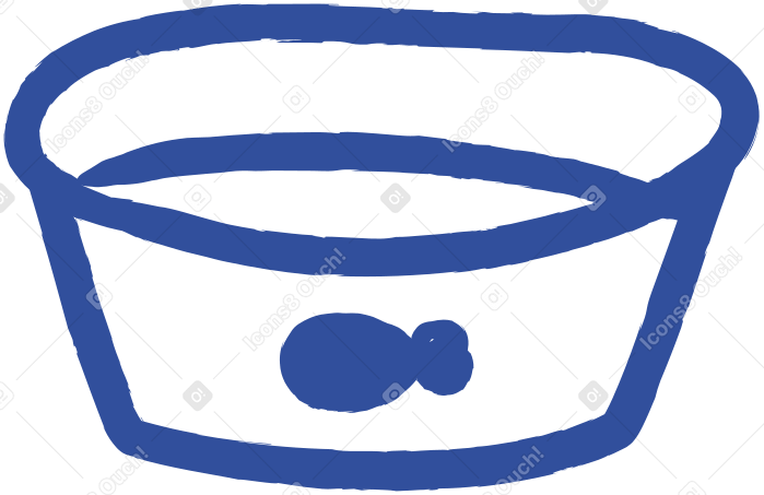 cat bowl Illustration in PNG, SVG