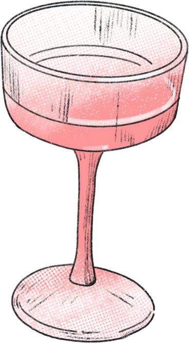 Pink glass PNG, SVG