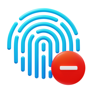 remove fingerprint PNG, SVG