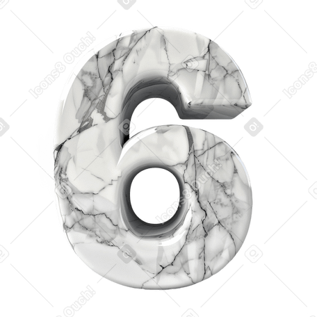 Numero di marmo PNG, SVG
