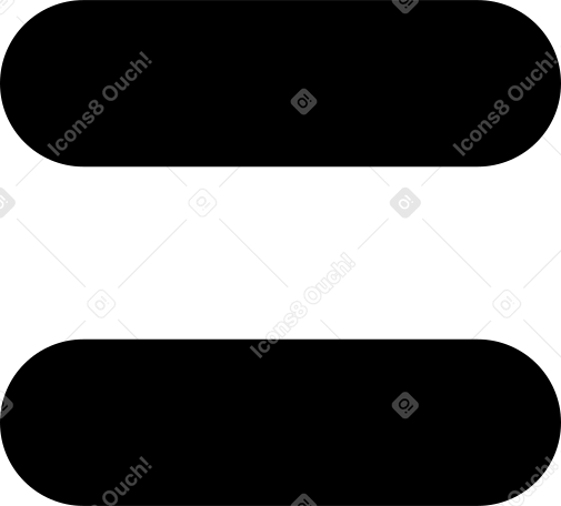 black sign equals Illustration in PNG, SVG