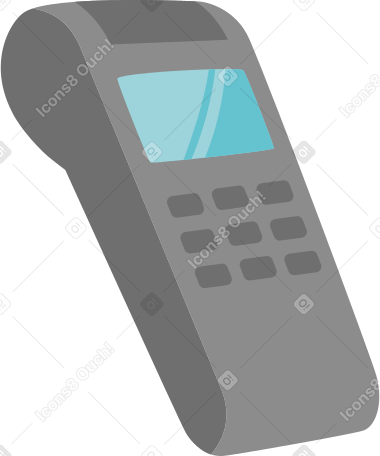 payment terminal Illustration in PNG, SVG