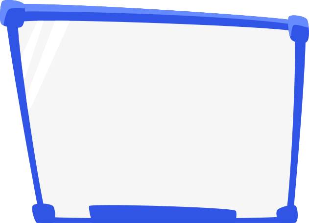 Illustration tableau bleu aux formats PNG, SVG
