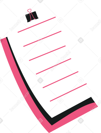 flying document with clip PNG, SVG