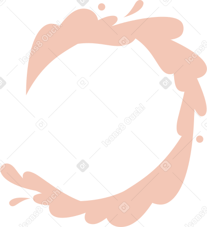 Muchas salpicaduras dispuestas en círculo PNG, SVG