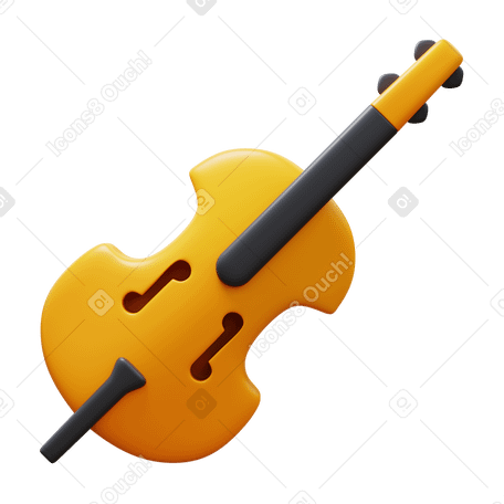 3D cello PNG、SVG