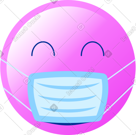 emoji in medical mask PNG, SVG