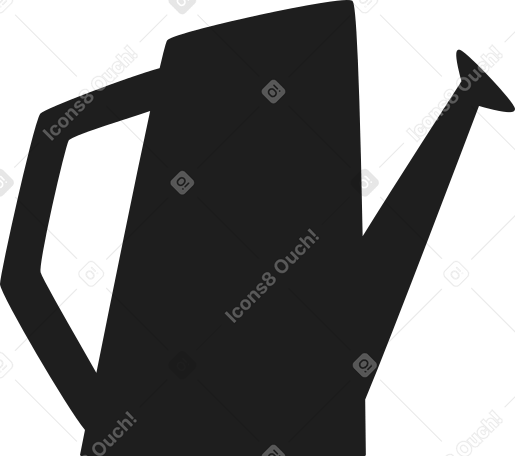Schatten der gießkanne PNG, SVG