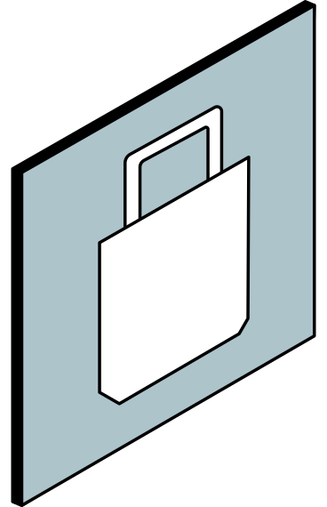 Icona della borsa PNG, SVG