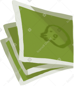 scattered banknotes Illustration in PNG, SVG