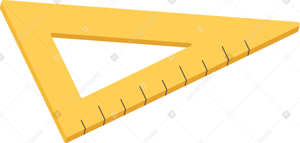 ruler triangle PNG, SVG