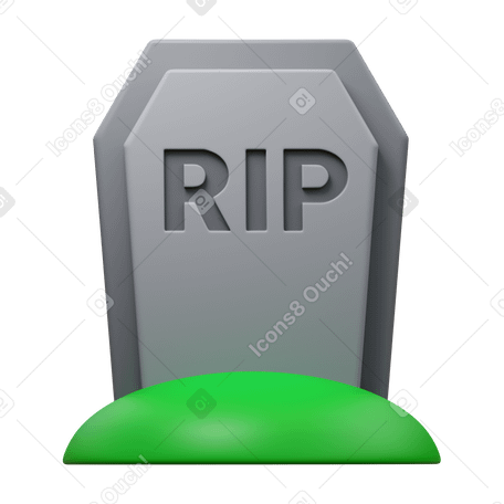 3D headstone PNG、SVG