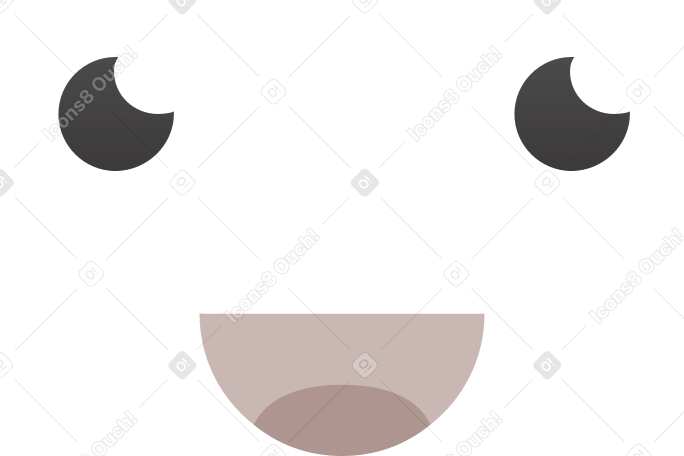 face Illustration in PNG, SVG