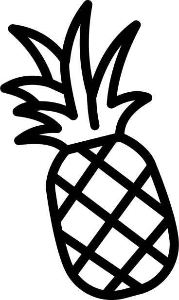 pineapple small PNG, SVG