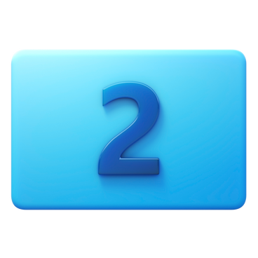 number two PNG, SVG