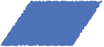 Blue parallelogram PNG, SVG