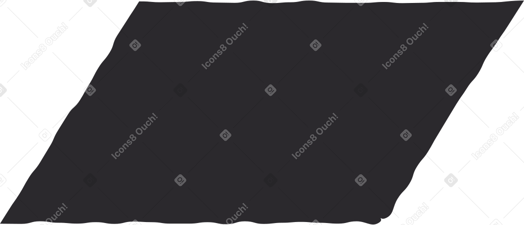 parallelogram black PNG, SVG