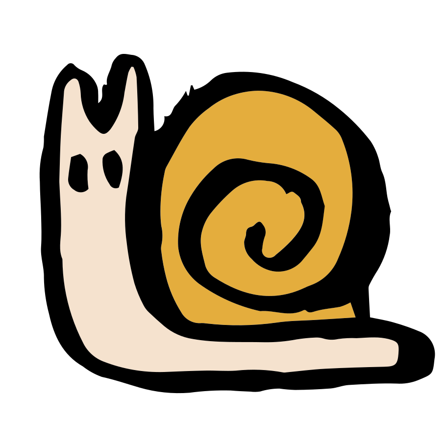 Snail Illustration in PNG, SVG