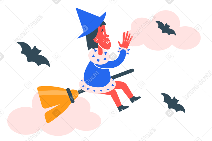 Little witch PNG, SVG