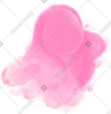 Pink abstract air spot PNG, SVG