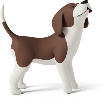 side view of dog PNG, SVG