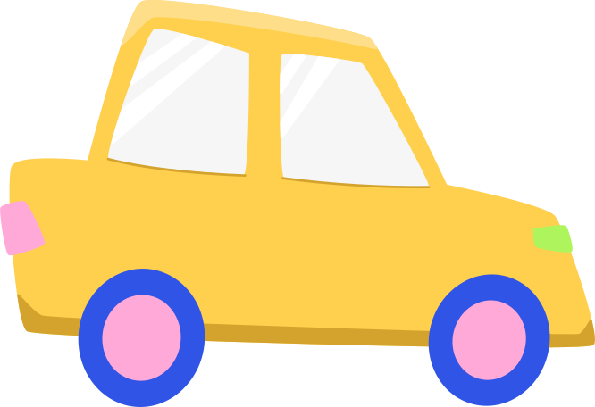 yellow car Illustration in PNG, SVG