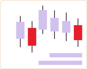 candlestick chart PNG, SVG