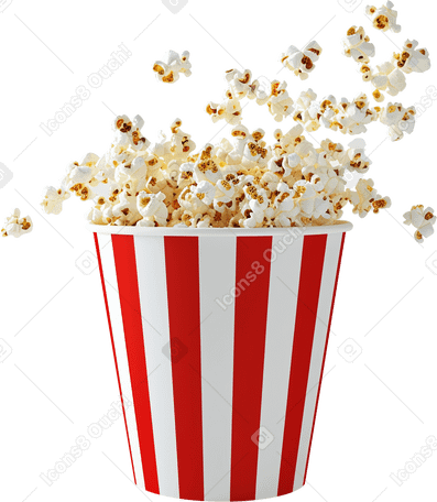 bucket of popcorn в PNG, SVG