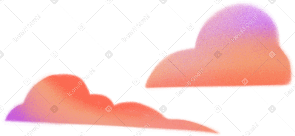 Nuvole del tramonto PNG, SVG