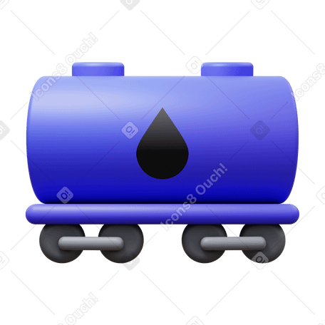 3D 석유 탱크 PNG, SVG