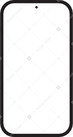 cell phone window Illustration in PNG, SVG