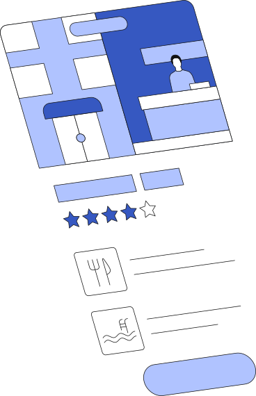 hotel page interface PNG, SVG