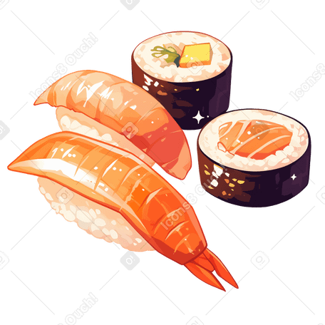 Sushi-set PNG, SVG