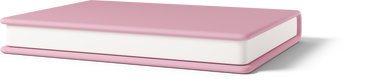 Libro rosa sdraiato sul pavimento PNG, SVG