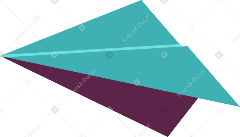 paper airplane Illustration in PNG, SVG