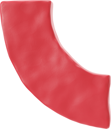 Bras en tissu rouge PNG, SVG
