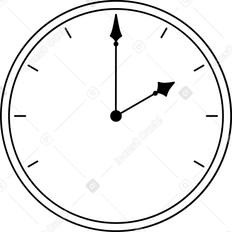 big wall clock PNG, SVG