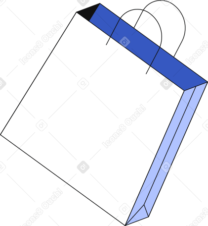 paper bag Illustration in PNG, SVG