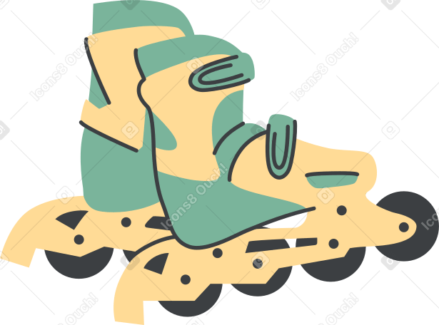 patines PNG, SVG