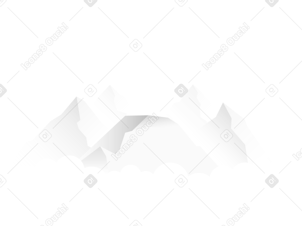 mountains Illustration in PNG, SVG