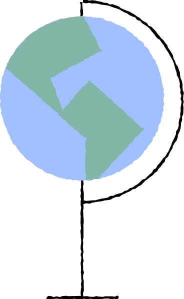 Земной шар в PNG, SVG