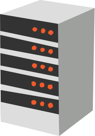 server Illustration in PNG, SVG