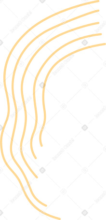 fünf gelbe linien PNG, SVG