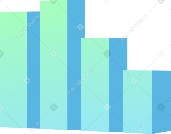Grafico orizzontale PNG, SVG