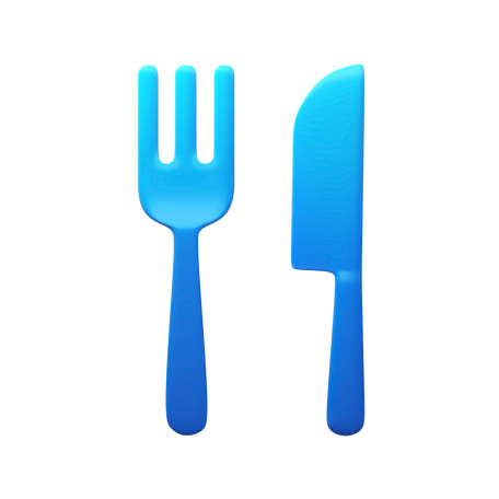 fork and knife Illustration in PNG, SVG
