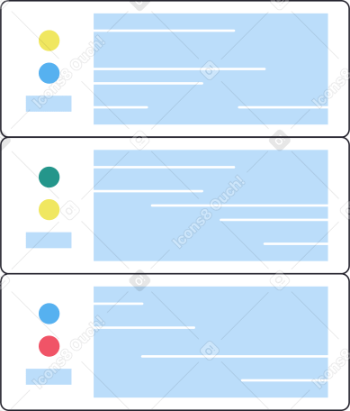 white server stack Illustration in PNG, SVG